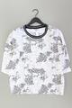 Second Life Fashion Oversize-Bluse Bluse für Damen Gr. 42, L mit Tierdruck weiß