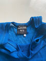 Jean Paul Gaultier Maille Mesh Shirt Petroleum Türkis Aqua Blau Tatto Netz Shirt