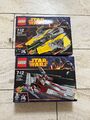 Lego Star Wars  Jedi Interceptor 75038 &  V-WING 75039