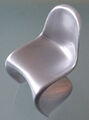 VITRA Design Miniatur, PANTON CHAIR in SILBER - GRAU - MATT, sehr RAR