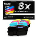 8x Eurotone PRO Toner ersetzt Kyocera TK 825 C TK 825 K TK 825 M TK 825 Y TK 825