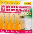 inseko 16 x Lebensmittelmotten Falle insektizidfrei / geruchlos Made in Germany