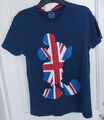 Mickey Mouse London offizielles Disney Store Union Jack T-Shirt britische Flagge Medium
