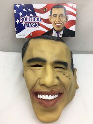 Barack Obama Halloween Maske Lustig Politische Latex Adult Einheitsgröße All Nwt