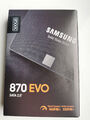 Interne SSD 2.5" 500GB Samsung 870 EVO NEU & UNGEÖFFNET mit Garantie