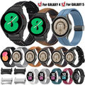 Für Samsung Galaxy Watch 6 5 4 40 44mm 43 47mm 5 Pro 45mm Silikon Leder Armband