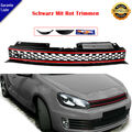 Kühlergrill Schwarz Rot für VW Golf 6 GTI Jetta MK6 10-14 Frontgrill Waben Grill