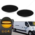 2x LED Seitenblinker Blinker für Opel Movano B MK2 Renault Master III 3 Schwarz