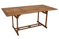 Gartentisch Holztisch Akazientisch Gartenmöbel Tisch KORFU 90x180cm Holz Akazie
