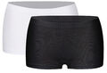 1 bis 12 St Damen Panty Shorts Hipster nahtlos Unterwäsche Microfaser Slip