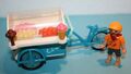  Playmobil Ersatzteile 9426 Eisstand Fahrrad mit Eiswagen Junge