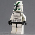 LEGO® STAR WARS™ Figur Imperial Stormtrooper Minifigur Helm Commander Gree MOC