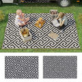 Outsunny Outdoor-Teppich, Wasserabweisender Kunststoffteppich 121x182/152x243 cm