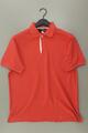⭐ Heine Poloshirt T-Shirt für Herren Gr. 48, S Kurzarm orange aus Baumwolle ⭐