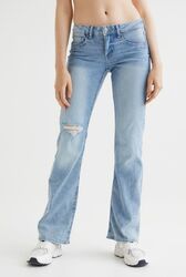 Flare low Jeans Hose  Gr. 38 S/M