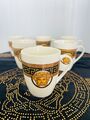 6er Set Dickwandige Kaffeetassen aus Porzellan für 6 Personen Kaffeegläser 300ML