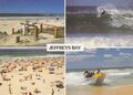 Postkarte Jeffreys Bay Südafrika Surfen/Surfen Interesse Meine Ref UV
