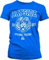 Saved By The Bell Bayside 1989 Original Tigers Girly Tee Damen T-Shirt Blue