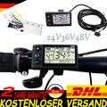 Für Scooter E-Bike Motor Bürstenlos Controller 350W Steuergerät Mit LCD 36V-48V~