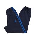 Adidas blau schmal konisch gefesselt Trainingsanzug Unterteil Jungen 12 Jahre W24-26 L28 H550