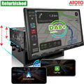 ATOTO F7XE 10.1 Zoll Autoradio 1 DIN DAB GPS NAVI Wireless CarPlay &Android Auto
