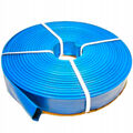 1" - 50m PVC Blau Bauschlauch Feuerwehrschlauch Schlauch Industrie Flach 1 Zoll