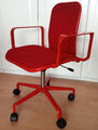 Vintage Stuhl Drehstuhl chair Fred Scott ICF Supporto Collection Metall rot