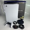Sony PS5 Digital Edition Konsole - weiß - Top Zustand [0648]