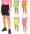 Damen Kurz Neon Sporthose Jogginghose Radlerhose 80er Jahre BLV50-303