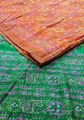 100% Vintage Reine Seide Sari Bedruckt Recycelt Material Stoff PSS16342