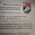 Nordseebad Borkum Kurverwaltung Brief 30 er Jahre