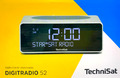 Technisat DIGITRADIO 52  DAB Radiowecker Uhrenradio Wecker DAB+ UKW Verp. beschä