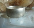 ring silber 925 dick breit wuchtig edel satiniert  17 mm 