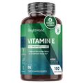 Vitamin E Kapseln - 180 Stück - 400IE - gesundes Haar & Haut - 6 Monate Vorrat