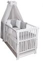 Babybett Kinderbett Matratze Schublade Juniorbett Komplett Set 120x60 weiß Bett