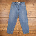 Vintage Levis 560 Jeans 33 x 31 Stonewash konisch blau rot Tab Denim