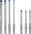Bosch Professional 7X Expert SDS Plus-7X Hammerbohrer Set (Für Stahlbeton, Ø 5-1
