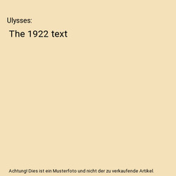 Ulysses: The 1922 text, James Joyce