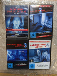 Horror DVD 6x Film Paranormal Investigation 1-3 Paranormal Activity 2 3 4 FSK18