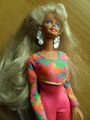 Vintage Mattel Barbie Puppe ca.1990 -  blond - gerade Arme