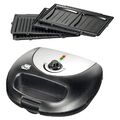 Unold Multi 3in1 Onyx Sandwichtoaster, Kontaktgriller und Waffeleisen 1000W