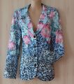 chicer Blazer Jacke von Madeleine, blau grau pink Gr. 42