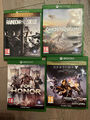 Bundle Xbox One Spiele Rainbow 6 Siege, For Honor, Ghost Recon, Destiny