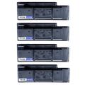 4 schwarze Tonerkassette für Kyocera FS-3640MFP FS-3640MFP FS-3920DN TK350