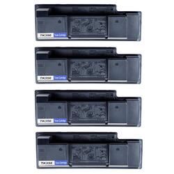 4 schwarze Tonerkassette für Kyocera FS-3640MFP FS-3640MFP FS-3920DN TK350