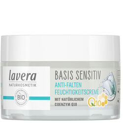 Lavera basis sensitiv Anti Falten Feuchtigkeitscreme Q10   50 ml