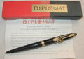 RARE " DIPLOMAT 173  " ; BALLPEN ; NOS !  in BLACK, Goldtrims, in ORIGINAL BOX !