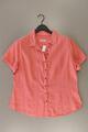 ✨ Malvin Leinenbluse Regular Bluse für Damen Gr. 44, XL Kurzarm orange ✨