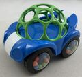 Oball Spielzeug Baby Auto Rattle & Roll mit Rassel blau-grün Motorikspielzeug