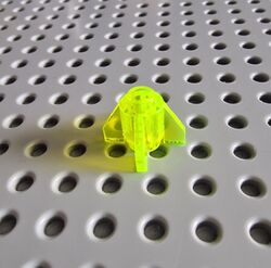 LEGO Raketenunterteil Kegel 1x1 Transparent Gelb 1 stk Rocket Space 4588 P18